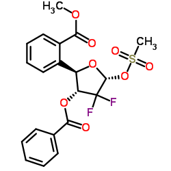 2-脫氧-2,2-二氟-D-呋喃核糖基-3,5-二苯甲酰基-1-甲磺酸酯