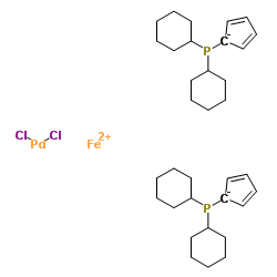 二氯[1,1'-雙(二環(huán)己基磷)二茂鐵]鈀(II), Pd